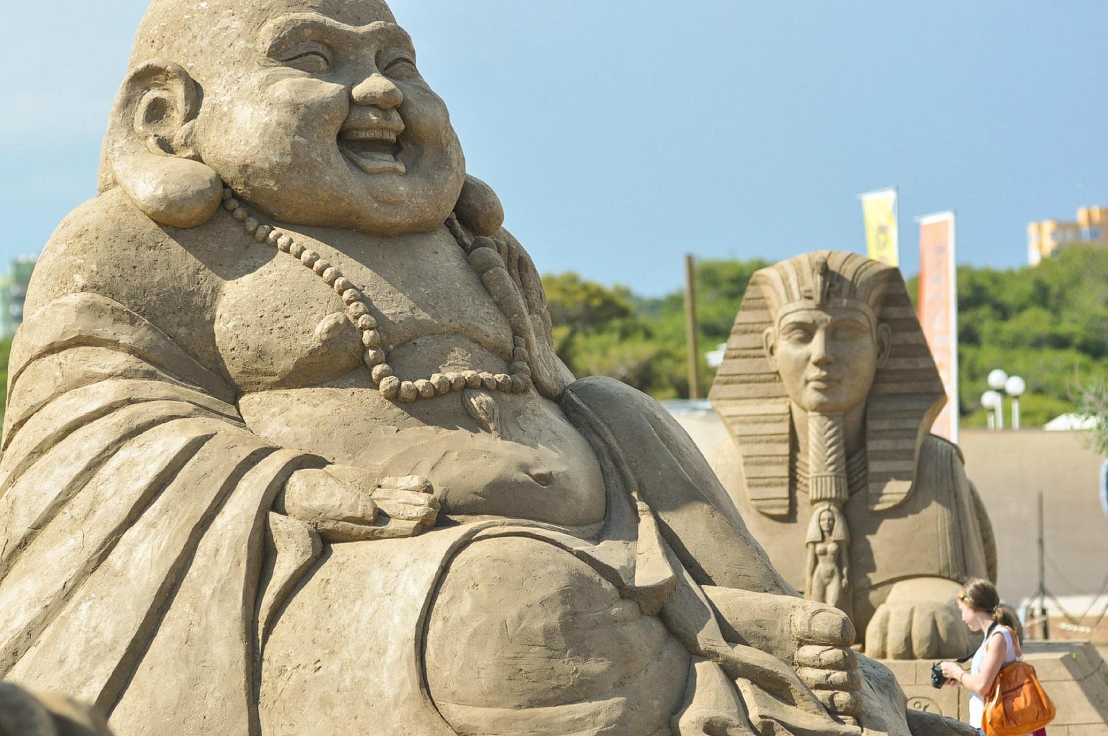 Antalya Sand Land Sandskulpturenmuseum Gesamtansicht